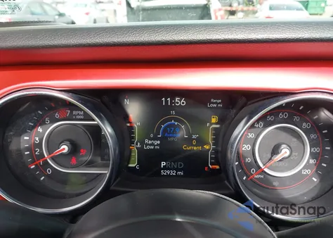 2021 Jeep Wrangler Unlimited Rubicon 4X4 z USA, uszkodzony, nr VIN 1C4HJXFNXMW744400